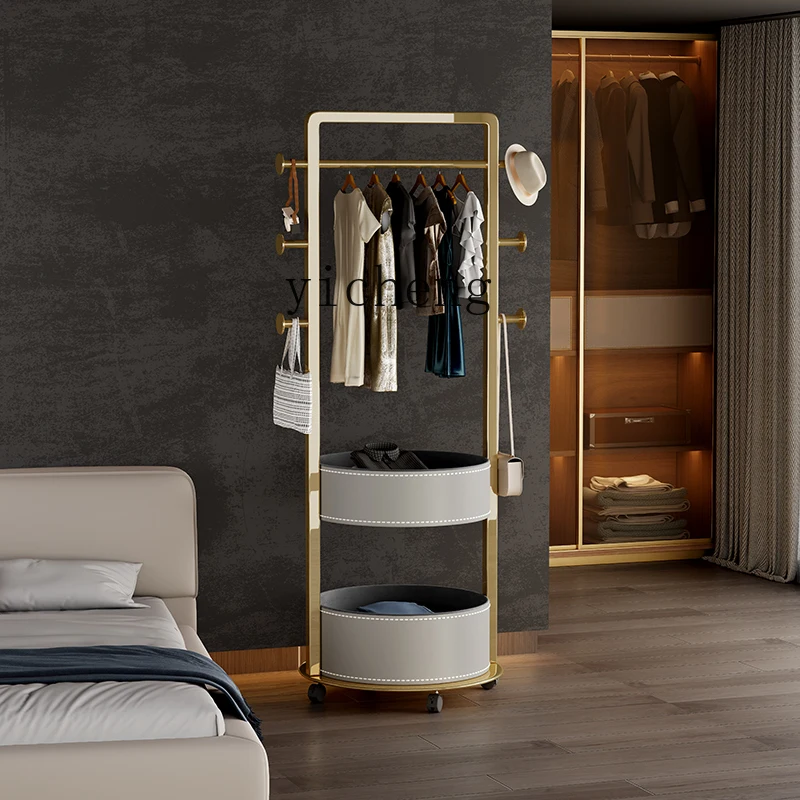 TQH light luxury removable coat rack bedroom stainless steel titanium saddle leather storage floor hanger
TQH light luxury removable coat rack bedroom stainless steel titanium saddle leather storage floor hanger