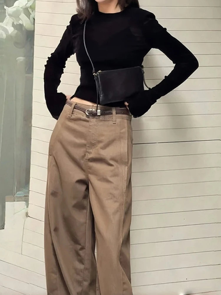 Women's Velvet Long Sve T-irt Set Slim Fit High Waist Wide Leg Pants Faionable Two-Piece Suit Autumn Collection
Women's Velvet Long Sve T-irt Set Slim Fit High Waist Wide Leg Pants Faionable Two-Piece Suit Autumn Collection