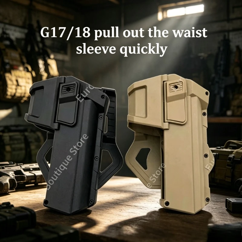 Quick Draw Holster Tactical 9mm .45 Standard Duty Waist Mount with Flashlight Outdoor Training Gear Accessories
Quick Draw Holster Tactical 9mm .45 Standard Duty Waist Mount with Flashlight Outdoor Training Gear Accessories