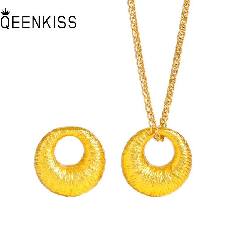 QEENKISS Gold Round Necklace Pendants For Women Wedding Party Birthday Christmas Bride Mother Girlfriend Ladies Gifts PT5206
QEENKISS Gold Round Necklace Pendants For Women Wedding Party Birthday Christmas Bride Mother Girlfriend Ladies Gifts PT5206