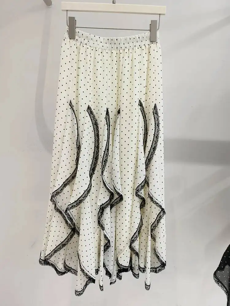 Elastic Waist High Beige Dot Ruffles Irregular A-line Half-body Skirt Women Fashion New Spring Autumn 2026 V2I4
Elastic Waist High Beige Dot Ruffles Irregular A-line Half-body Skirt Women Fashion New Spring Autumn 2026 V2I4
