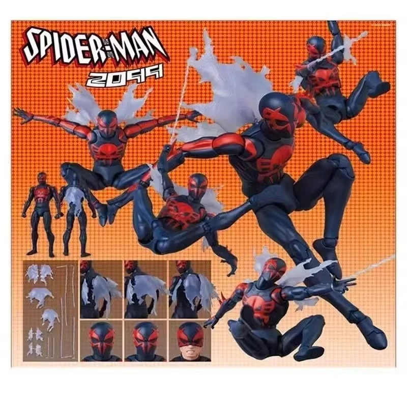 Hot Anime Mafex 239 Spider Man 2099 Comic Version Action Figure Joint Mobile Handpiece Model Desktop Collectibles Toy Boys Gift 
Hot Anime Mafex 239 Spider Man 2099 Comic Version Action Figure Joint Mobile Handpiece Model Desktop Collectibles Toy Boys Gift