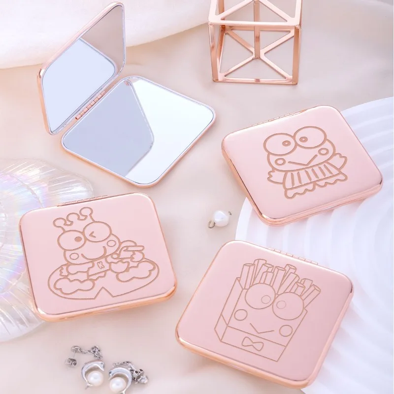 Sweet KeroKeroKeroppi Anime Kawaii Sanrio Ins Fashion Stainless Steel Mini Mirror Cute Portable Foldable Mirrors Gifts
Sweet KeroKeroKeroppi Anime Kawaii Sanrio Ins Fashion Stainless Steel Mini Mirror Cute Portable Foldable Mirrors Gifts