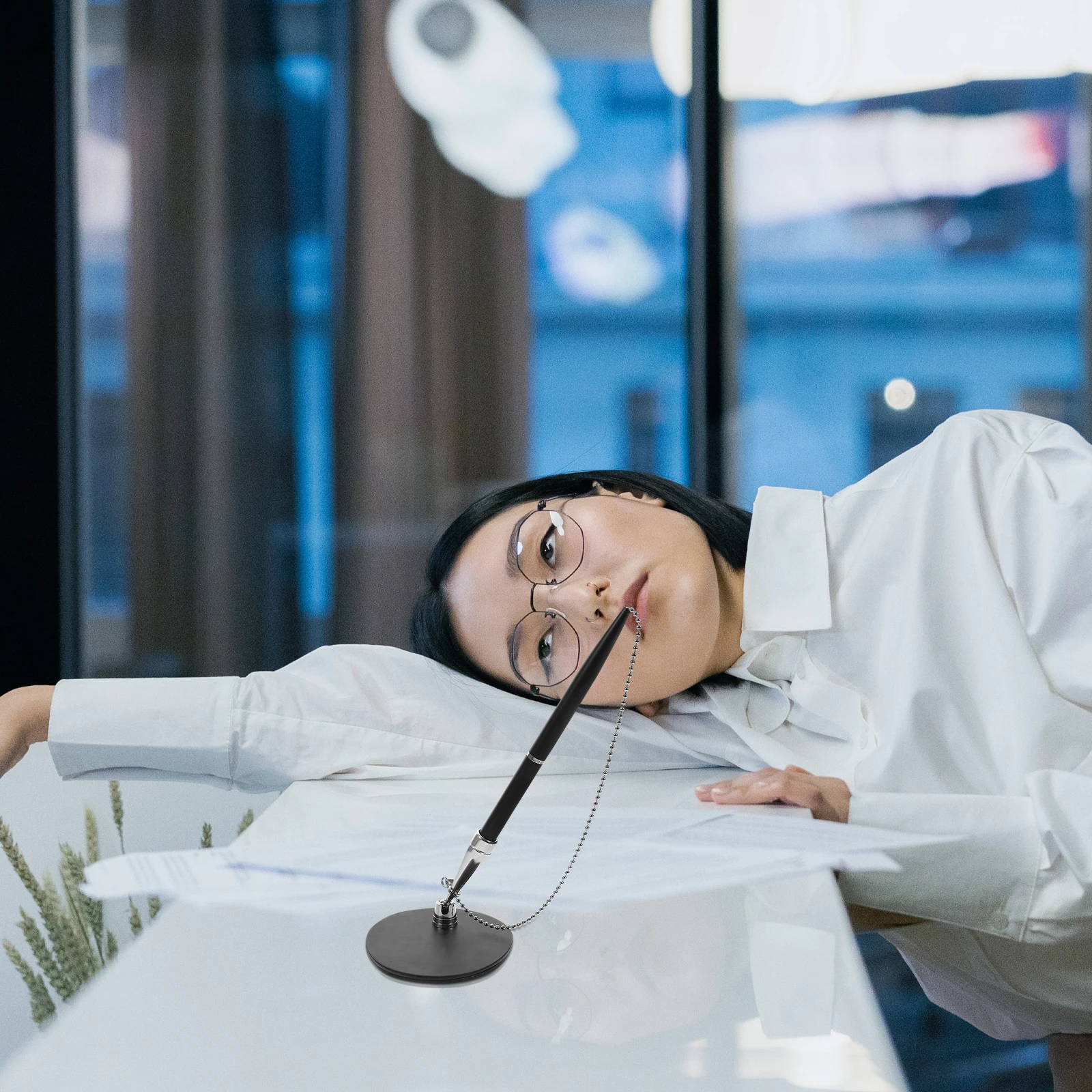 Signature Pen Smooth Ballpoint Writing Instrument Vertical Table Fixed Design Office Business Accessory Desk Stationery
Signature Pen Smooth Ballpoint Writing Instrument Vertical Table Fixed Design Office Business Accessory Desk Stationery