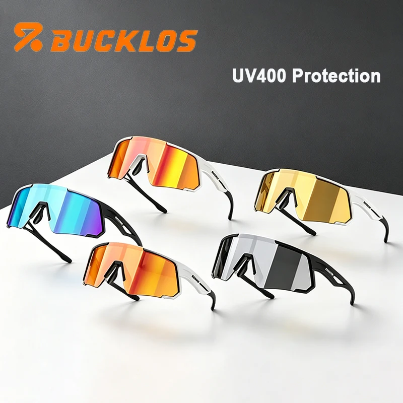 BUCKLOS Polarized Cycling Glasses UV400 Sunglasses Anti-Scratch Flexible Frame Men MTB Bike Racing Sports Sunglasses Eyewear
BUCKLOS Polarized Cycling Glasses UV400 Sunglasses Anti-Scratch Flexible Frame Men MTB Bike Racing Sports Sunglasses Eyewear