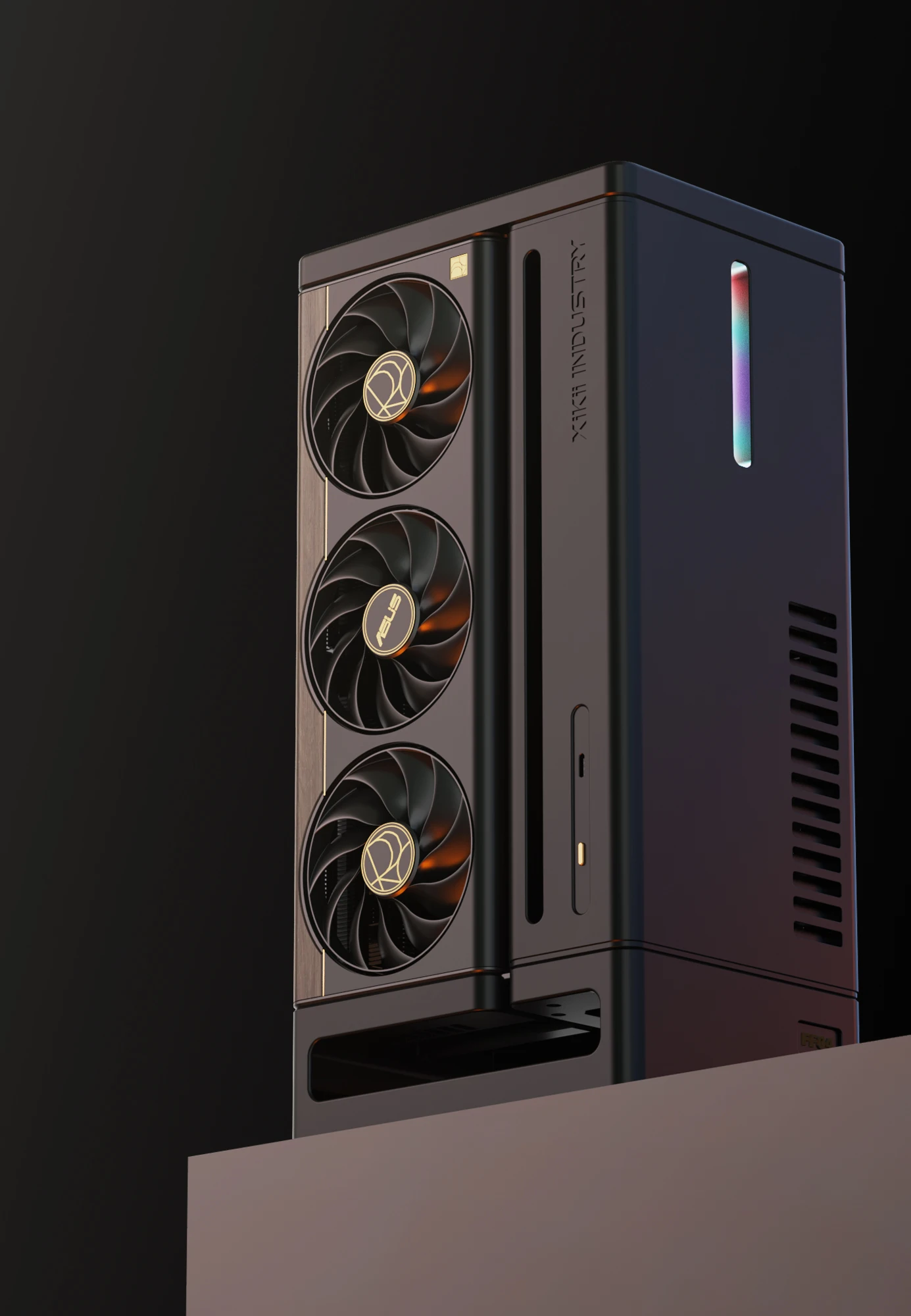 INDUSTRY FF04 PA5080 Upright Computer Case, Black
INDUSTRY FF04 PA5080 Upright Computer Case, Black