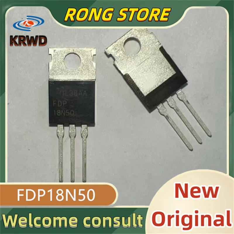 (5PCS) FDP18N50 New and Original Chip IC FDP18N50 FDP 18N50 18A/500V TO-220
(5PCS) FDP18N50 New and Original Chip IC FDP18N50 FDP 18N50 18A/500V TO-220
