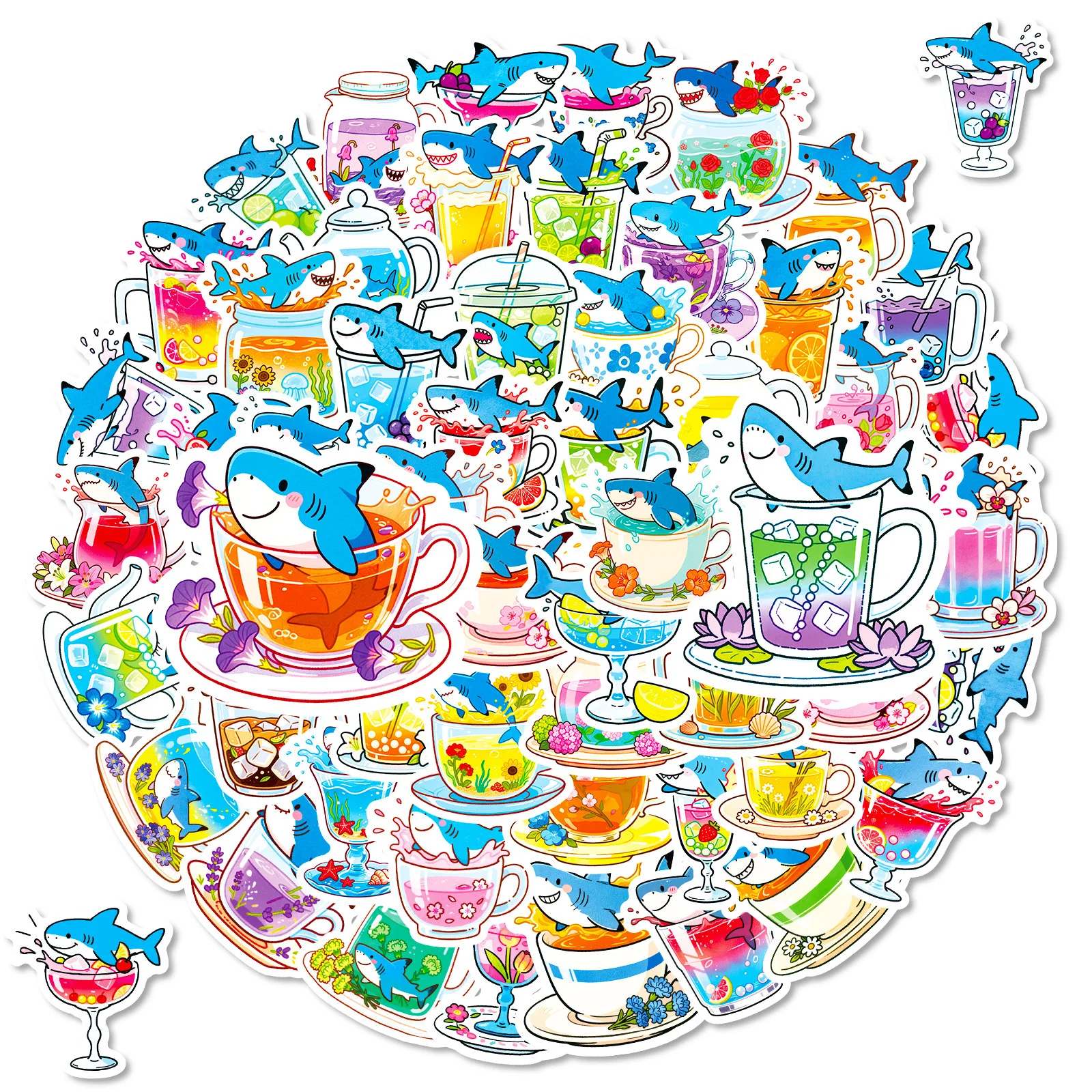 56PCS New Cup Shark Funny Meme Doodle Creative Decorative Stickers Waterproof Decal Children's Toys Gifts DIY Bicycle Bookshelf
56PCS New Cup Shark Funny Meme Doodle Creative Decorative Stickers Waterproof Decal Children's Toys Gifts DIY Bicycle Bookshelf