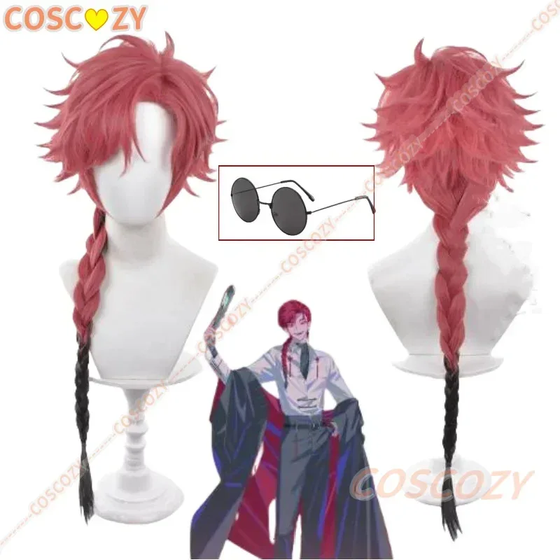 Vein Cosplay Wig Anime Link Click Red Gradient Braid Hair Glasses Heat-resistant Fiber Hair+Free Wig Cap Halloween Party Men Wig
Vein Cosplay Wig Anime Link Click Red Gradient Braid Hair Glasses Heat-resistant Fiber Hair+Free Wig Cap Halloween Party Men Wig