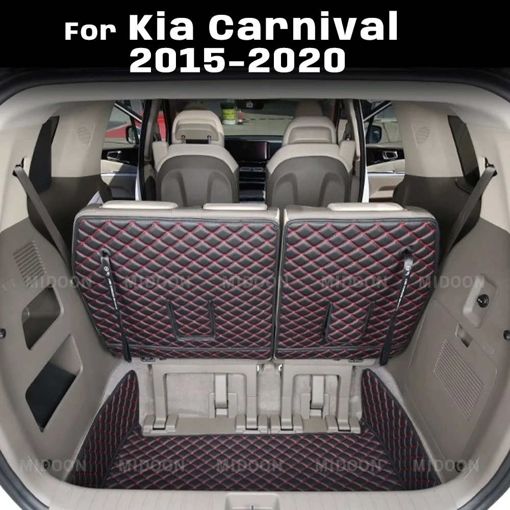 Коврик в багажник автомобиля MIDOON для Kia Carnival 2015, 2016, 2017, 2018, 2019, 2020, автомобильные аксессуары на заказ, украшение интерьера автомобиля
Коврик в багажник автомобиля MIDOON для Kia Carnival 2015, 2016, 2017, 2018, 2019, 2020, автомобильные аксессуары на заказ, украшение интерьера автомобиля