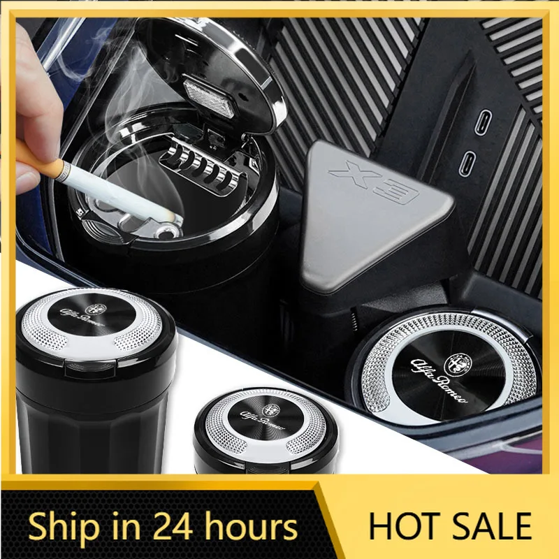 2026 Hot Car Stickers 2026 Hot Alfa Romeo Car Portable Ashtray Cup One Touch Open Style LED Stainless Steel Plastic For Alfa Rom
2026 Hot Car Stickers 2026 Hot Alfa Romeo Car Portable Ashtray Cup One Touch Open Style LED Stainless Steel Plastic For Alfa Rom