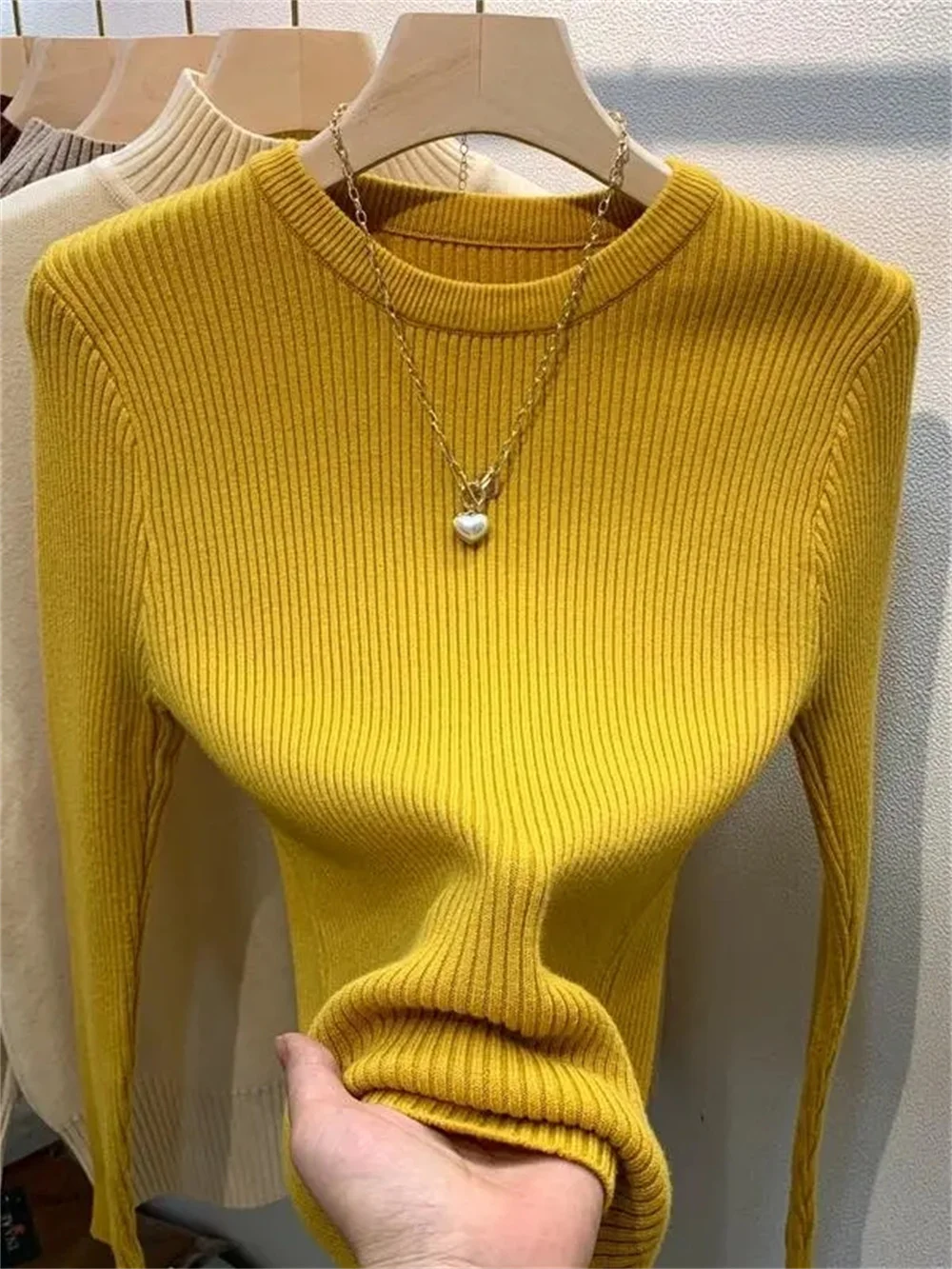 Fashion Sleeve long Women's 2023 Fall Hot Sale Slim Long Sleeve Pullover Women's Jumper Sweater Women's Y2k Knit Top T-Shirts
Fashion Sleeve long Women's 2023 Fall Hot Sale Slim Long Sleeve Pullover Women's Jumper Sweater Women's Y2k Knit Top T-Shirts