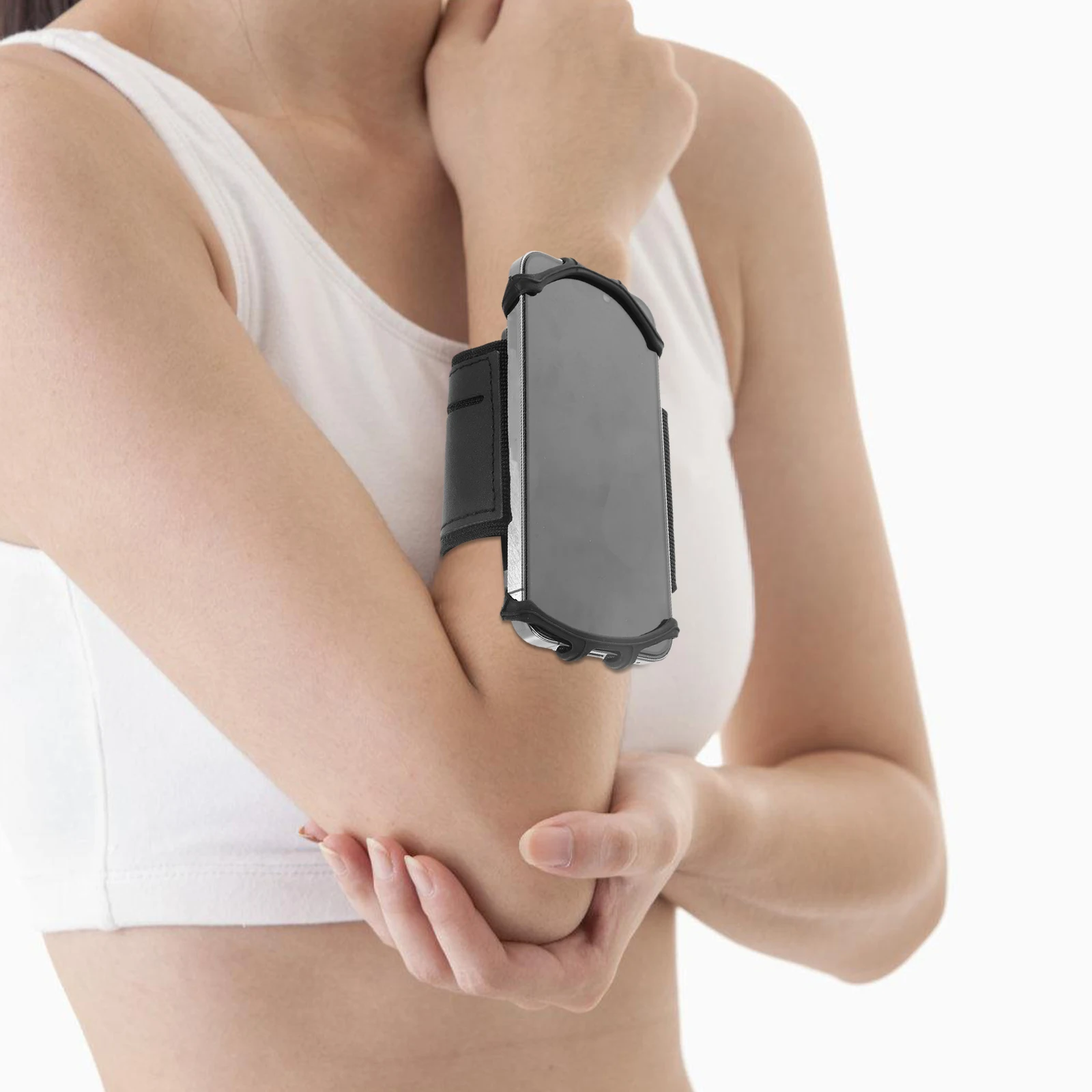 Adjustable Arm Band Phone Holder For Running Fitness Sports Phone Wrist Bracket 360° Rotating Cellphone Armband
Adjustable Arm Band Phone Holder For Running Fitness Sports Phone Wrist Bracket 360° Rotating Cellphone Armband