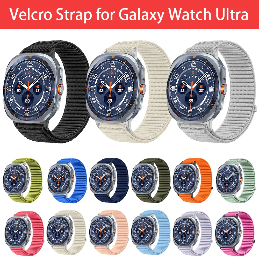 Velcro Strap for Samsung Galaxy Watch Ultra 2025 2024 SM-L705 Prairie Nylon Loop Watchband Replacement
Velcro Strap for Samsung Galaxy Watch Ultra 2025 2024 SM-L705 Prairie Nylon Loop Watchband Replacement
