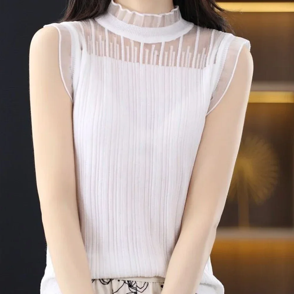 Casual Outing Apricot Ruffled Lace Top Halter Fashion Shirt Casual Style High Stretch Fabric Hollow Lace Design
Casual Outing Apricot Ruffled Lace Top Halter Fashion Shirt Casual Style High Stretch Fabric Hollow Lace Design