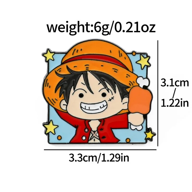 Cartoon Creative Anime Cartoon Characters Metal Badge Accessories One Piece Brooch Luffy Usop Pin Decoration Gifts
Cartoon Creative Anime Cartoon Characters Metal Badge Accessories One Piece Brooch Luffy Usop Pin Decoration Gifts