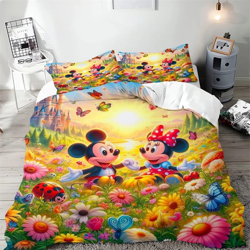 Duvet Cover Mickey Minnie Flowers Sunset Beautiful Butterfly Background Bedding Set Quilt Cover Pillowcase Children Bedding
Duvet Cover Mickey Minnie Flowers Sunset Beautiful Butterfly Background Bedding Set Quilt Cover Pillowcase Children Bedding