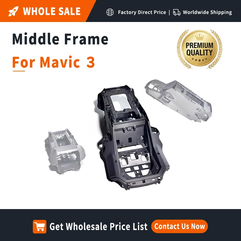 Wholesale 10PCS/Lot Middle Frame Assembly Body Cover Shell for Mavic 3 Series Drone Accessories Replacement Crash Repair Parts
Wholesale 10PCS/Lot Middle Frame Assembly Body Cover Shell for Mavic 3 Series Drone Accessories Replacement Crash Repair Parts