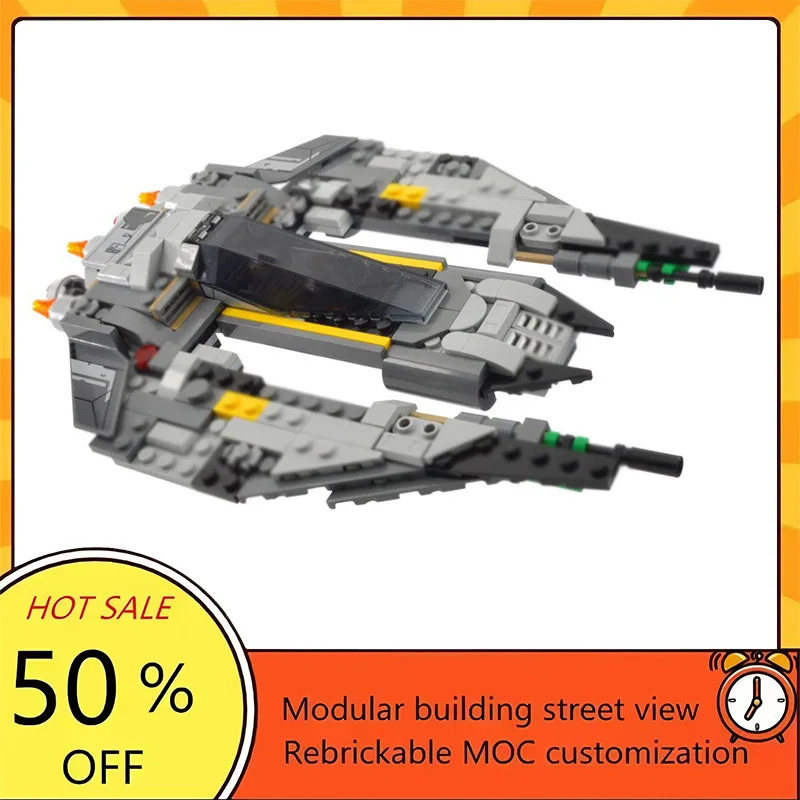 Набор из 275 деталей: Популярная модель истребителя из фильма «Звездные войны», конструктор MOC, модульные технологичные блоки, подарок на праздник, игрушка для сборки, детский набор
Набор из 275 деталей: Популярная модель истребителя из фильма «Звездные войны», конструктор MOC, модульные технологичные блоки, подарок на праздник, игрушка для сборки, детский набор