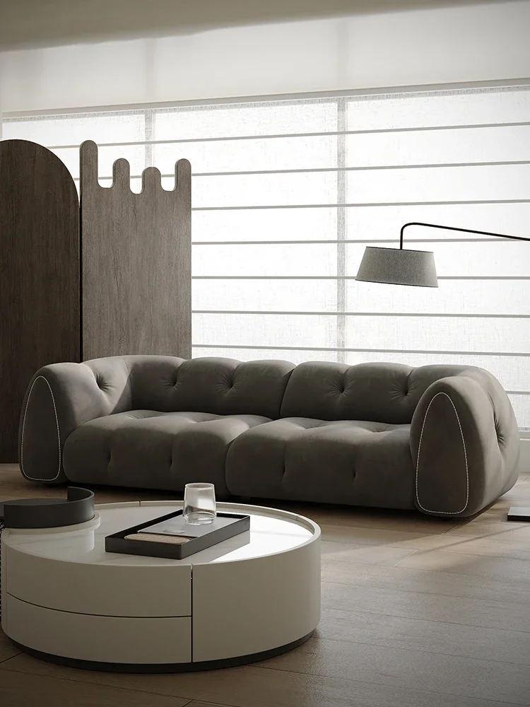 Italian simple fabric sofa high-end furniture living room series multi-person sofa three-person sofa private custom-made
Italian simple fabric sofa high-end furniture living room series multi-person sofa three-person sofa private custom-made
