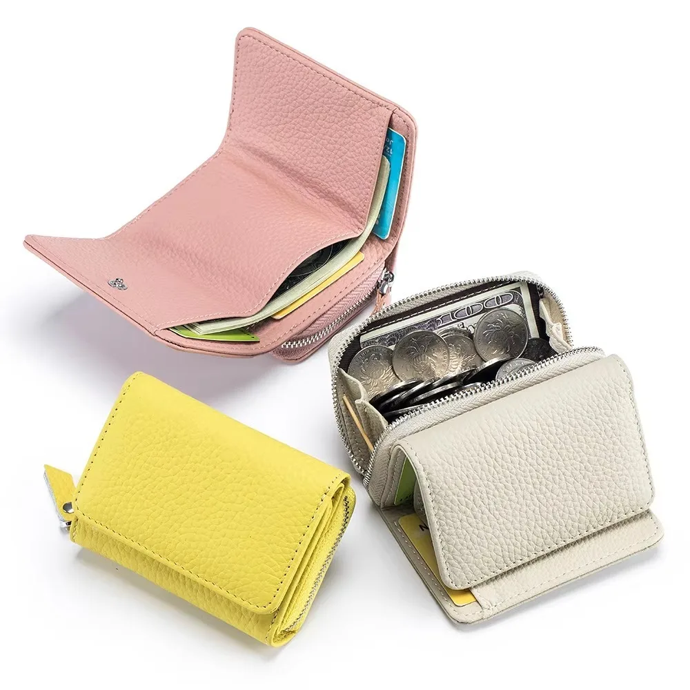Creative Mini Women Short Wallet Large Capacity Genuine Leather Card Money Bag with Zipper Zero Wallet Women Purse
Creative Mini Women Short Wallet Large Capacity Genuine Leather Card Money Bag with Zipper Zero Wallet Women Purse