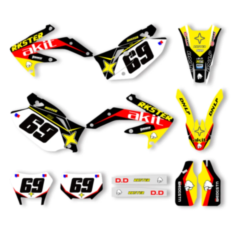 DSMTECH Custom Motorcycle Graphics Background Decal for HONDA 2005 2006 2007 CRF450X 2008-2018 Decals Stickers Kits 004
DSMTECH Custom Motorcycle Graphics Background Decal for HONDA 2005 2006 2007 CRF450X 2008-2018 Decals Stickers Kits 004