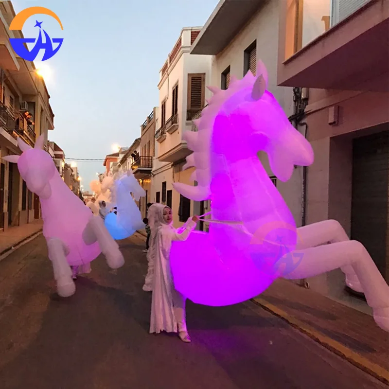 Inflatable Horse Costume Blow Up White With Led Lights Carnival Parade Inflatable Mascot Costume Large Animal Suit For Promotion
Inflatable Horse Costume Blow Up White With Led Lights Carnival Parade Inflatable Mascot Costume Large Animal Suit For Promotion