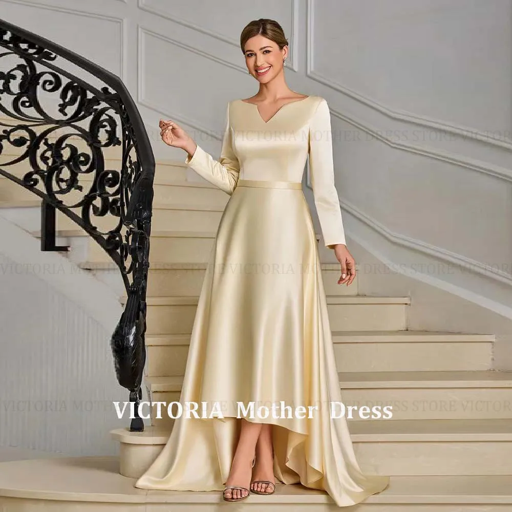 VICTORIA Customized Fashion Mother of the Bride/Groom Dresses 2026 A-Line Long Wedding Guest Gowns Satin Party Evening Dresses
VICTORIA Customized Fashion Mother of the Bride/Groom Dresses 2026 A-Line Long Wedding Guest Gowns Satin Party Evening Dresses