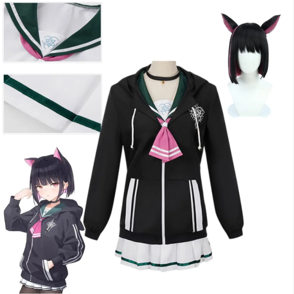 Blue Archive Kazusa Kyoyama Cosplay Costume White Sailor Uniform Black Jacket Full Set Adult Women Halloween Comic Con Outfit
Blue Archive Kazusa Kyoyama Cosplay Costume White Sailor Uniform Black Jacket Full Set Adult Women Halloween Comic Con Outfit