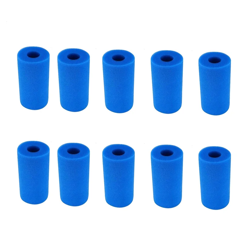 10Pcs Foam Filter Sponge for Type A Reusable Washable Swimming Pool Aquarium Filter Accessories-ABJQ
10Pcs Foam Filter Sponge for Type A Reusable Washable Swimming Pool Aquarium Filter Accessories-ABJQ