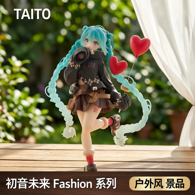 TAITO Hatsune Miku Genuine Fashion Outdoor Style Prize Figure Collectible Desktop Decoration For Anime Enthusiasts
TAITO Hatsune Miku Genuine Fashion Outdoor Style Prize Figure Collectible Desktop Decoration For Anime Enthusiasts