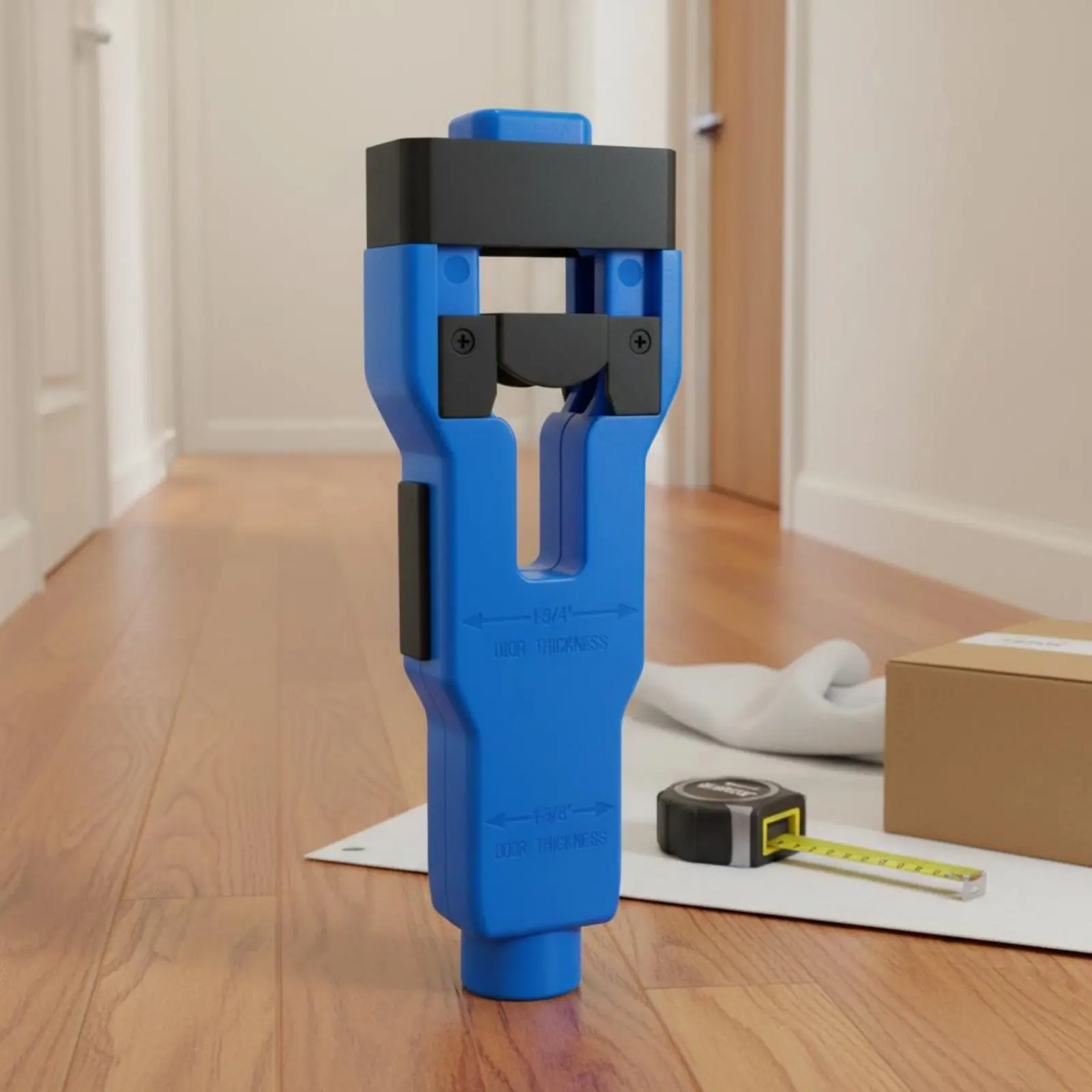 Door Latch Mortise Tool Easy to Use Door Latch Installation Kit Mortise Chiseling Jig Automatic Positioning for DIY Hobbyists
Door Latch Mortise Tool Easy to Use Door Latch Installation Kit Mortise Chiseling Jig Automatic Positioning for DIY Hobbyists