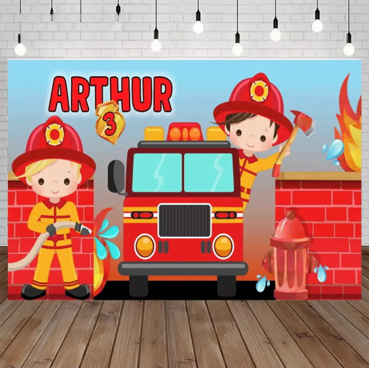 Firefighter Sam&S Birthday Party Backdrop Fireman Fire Truck Photography Background Boy Birthday Party Decorations Banner
Firefighter Sam&S Birthday Party Backdrop Fireman Fire Truck Photography Background Boy Birthday Party Decorations Banner