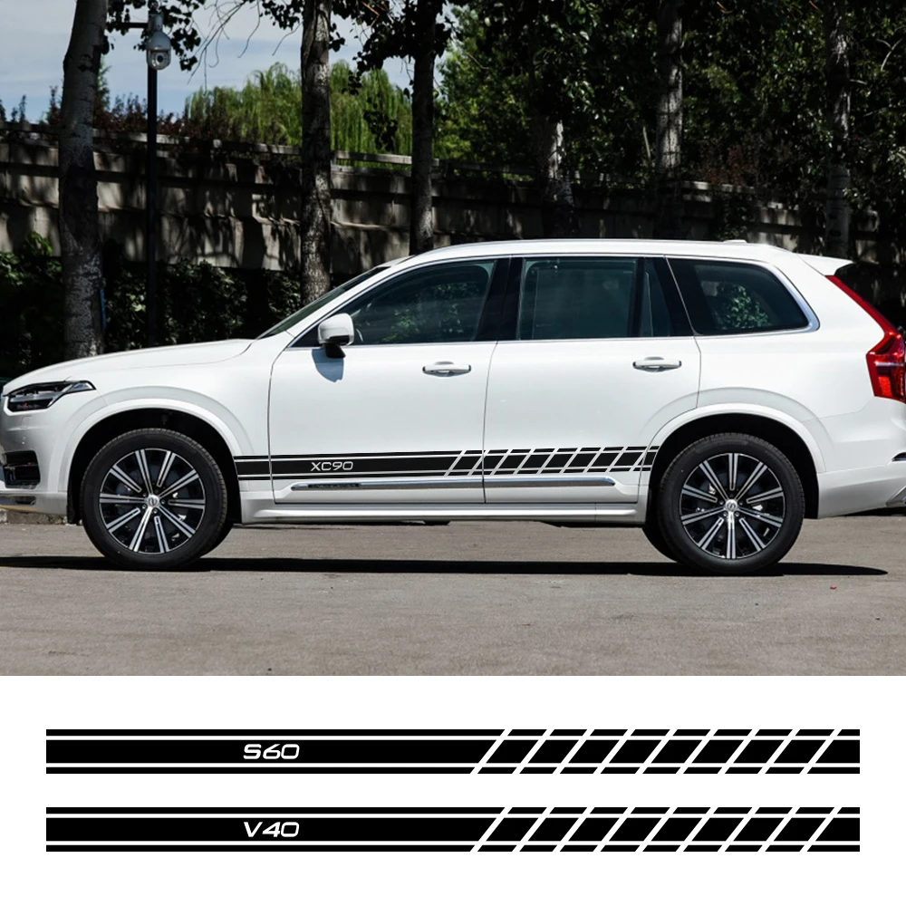 2PCS Car Vinyl Door Side Skirt Stripe Decor Sticker For Volvo XC90 XC60 T6 S60 XC40 V40 V60 V50 S40 AWD V90 S90 Car Accessories
2PCS Car Vinyl Door Side Skirt Stripe Decor Sticker For Volvo XC90 XC60 T6 S60 XC40 V40 V60 V50 S40 AWD V90 S90 Car Accessories