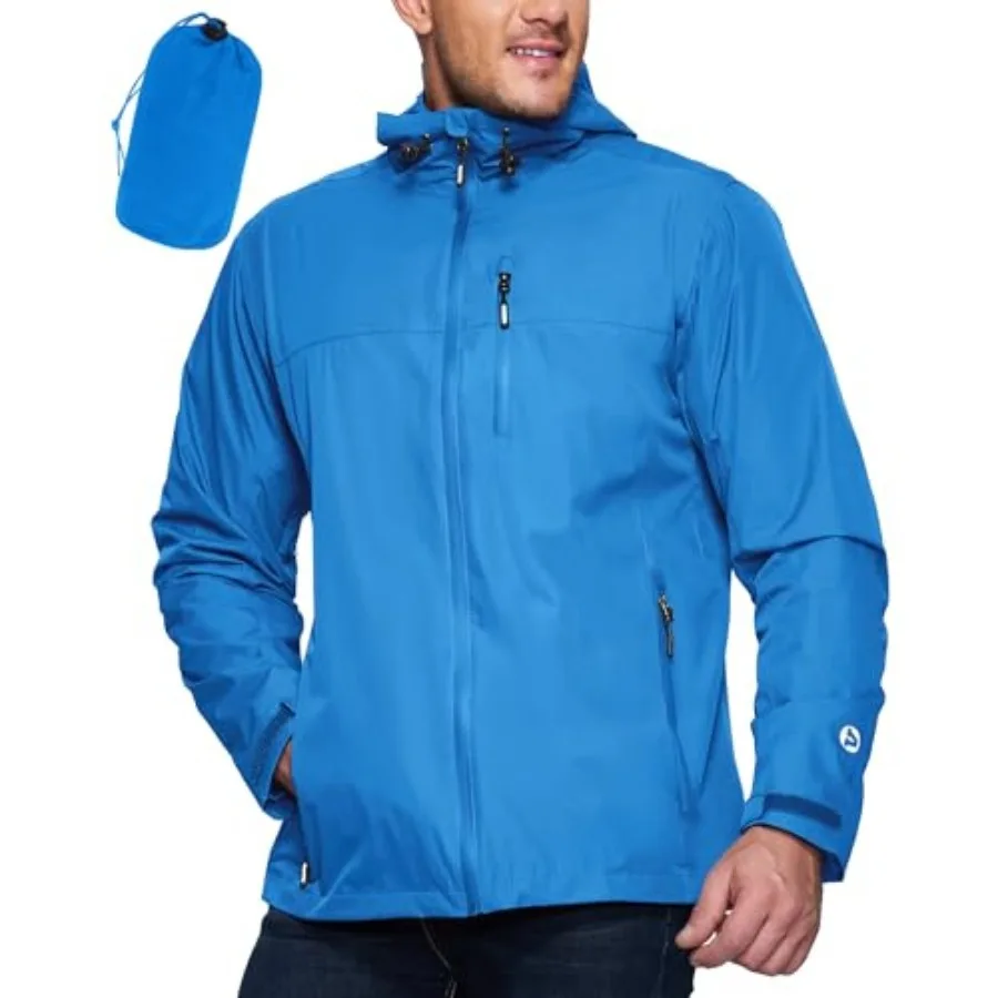Outdoor Ventures Men's Packable Rain Jacket Waterproof Lightweight Raincoat with Hood Windproof Cycling Jackets
Outdoor Ventures Men's Packable Rain Jacket Waterproof Lightweight Raincoat with Hood Windproof Cycling Jackets