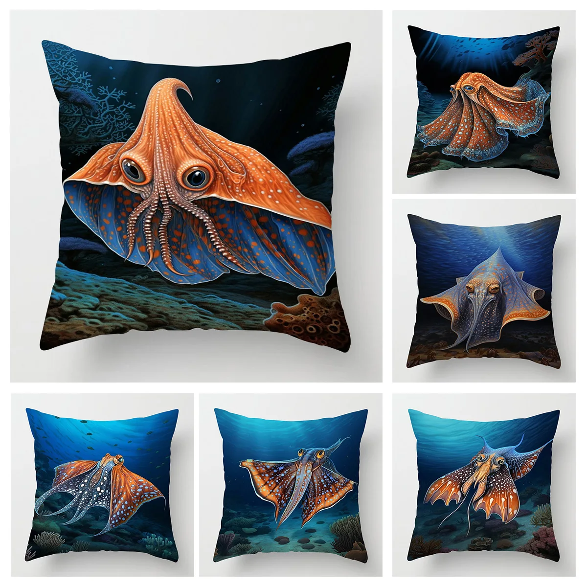 New Ins Style Marine Life Pillow Case Printed Cushion Cover Nordic Living Room Sofa Home Decoration 40x 40cm 45x45cm 50x50cm
New Ins Style Marine Life Pillow Case Printed Cushion Cover Nordic Living Room Sofa Home Decoration 40x 40cm 45x45cm 50x50cm
