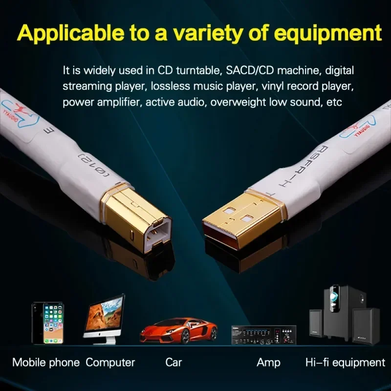 Удлинительный кабель USB2.0 посеребренный 6N OCC Hi-End Type A-B ЦАП аудиокабель для передачи данных для принтера HP Canon Epson USB-шнур
Удлинительный кабель USB2.0 посеребренный 6N OCC Hi-End Type A-B ЦАП аудиокабель для передачи данных для принтера HP Canon Epson USB-шнур