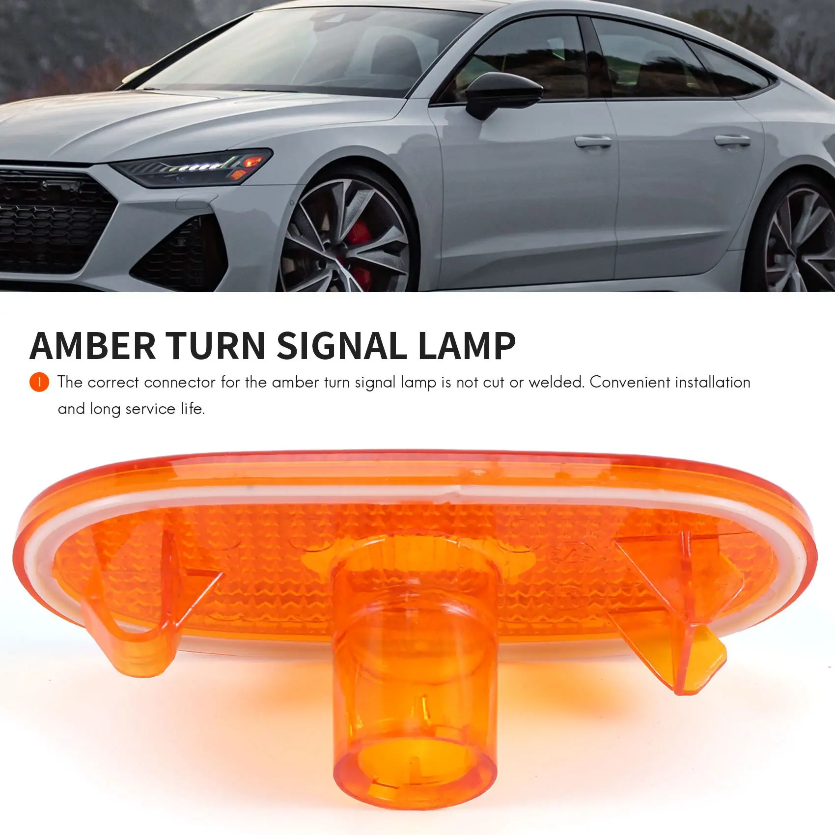 #104H Car Amber Turn Signal Light Side Marker Light for Mercedes Benz Sprinter W906 2006+ A0038202956 (Yellow)
#104H Car Amber Turn Signal Light Side Marker Light for Mercedes Benz Sprinter W906 2006+ A0038202956 (Yellow)
