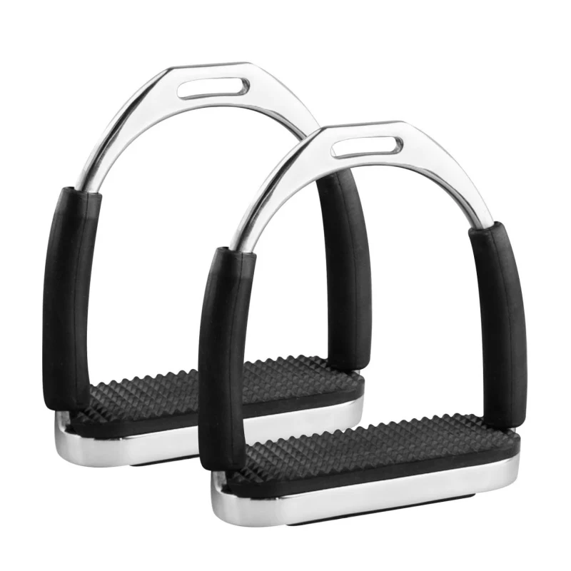 1 Pair Flex Stainless Steel Stirrups Equestrian Safety Stirrups for Adult Hight Quality Horse Riding Stirrups with Active Hinges
1 Pair Flex Stainless Steel Stirrups Equestrian Safety Stirrups for Adult Hight Quality Horse Riding Stirrups with Active Hinges