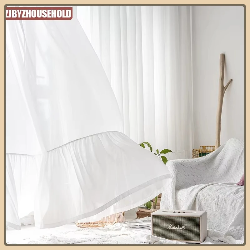 White Elegant Sheer Curtains for Living Room Bedroom Balcony Ruffled Voile Divider Window Treatments Tulle Minimalist Custom
White Elegant Sheer Curtains for Living Room Bedroom Balcony Ruffled Voile Divider Window Treatments Tulle Minimalist Custom