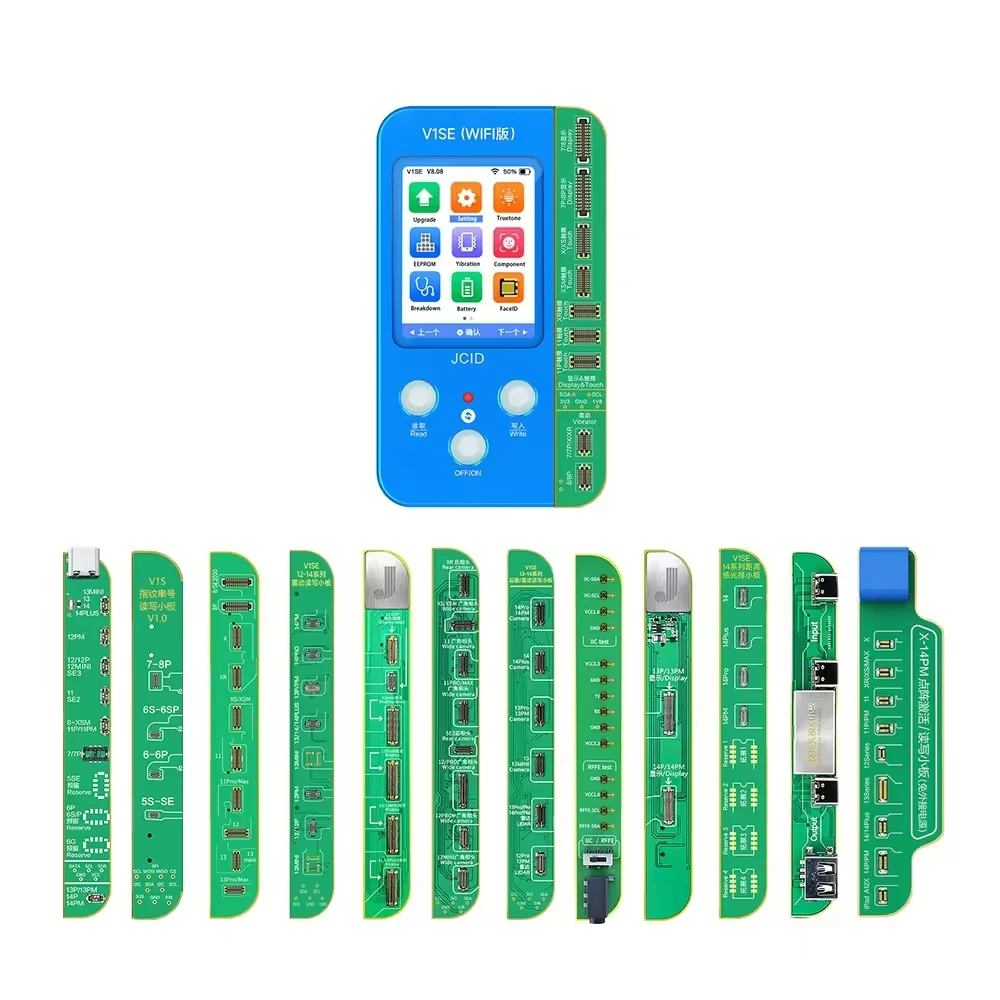 Phone True Tone Battery Health Face ID Fingerprint Repair Programmer JCID V1SE For IP6-14PM Dot Matrix Cable
Phone True Tone Battery Health Face ID Fingerprint Repair Programmer JCID V1SE For IP6-14PM Dot Matrix Cable