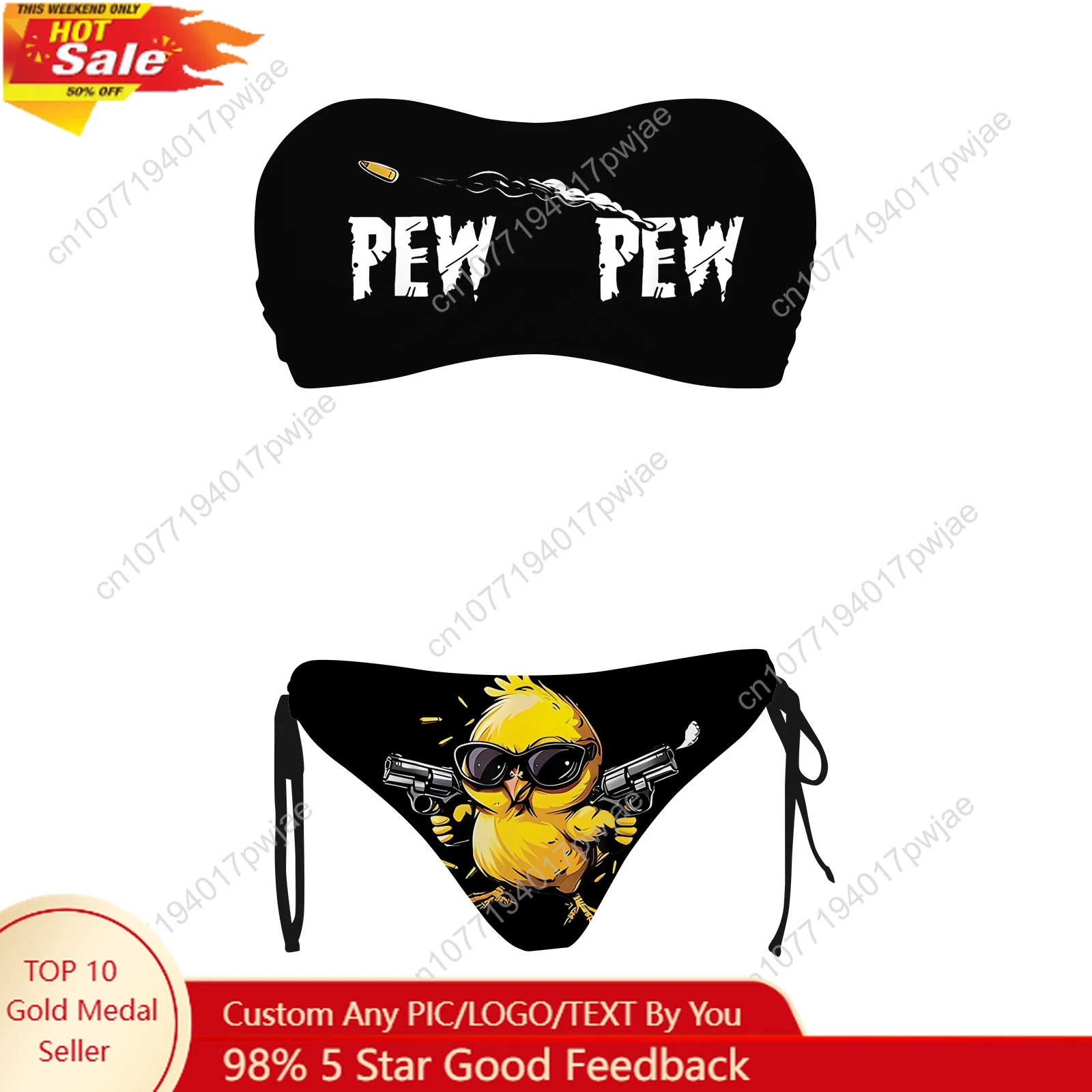 Pew Pew Madafakas Fun Pattern Swimsuit Womens Drawstring Two Piece Set Bathing Suits Swimwear Pool Party Beach Bikini Beachwear
Pew Pew Madafakas Fun Pattern Swimsuit Womens Drawstring Two Piece Set Bathing Suits Swimwear Pool Party Beach Bikini Beachwear