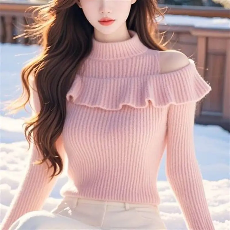 Милые модные стильные вязаные свитера для женщин, женские повседневные вязаные пуловеры с длинными рукавами и круглым вырезом, топы на зиму-осень M194
Милые модные стильные вязаные свитера для женщин, женские повседневные вязаные пуловеры с длинными рукавами и круглым вырезом, топы на зиму-осень M194