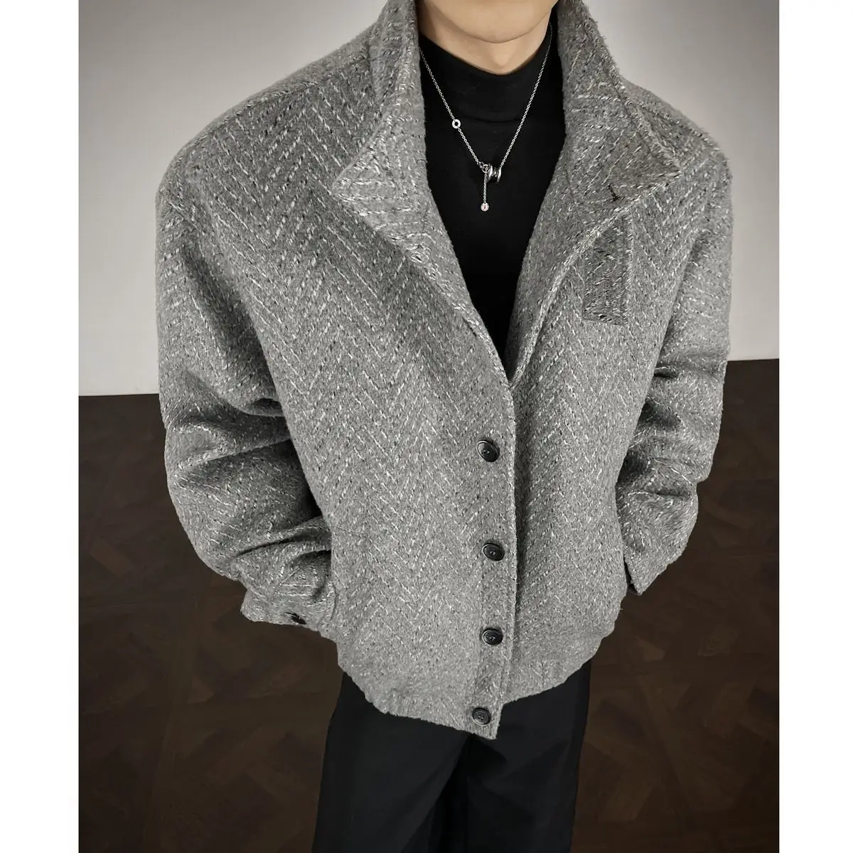 Мужская элегантная куртка из шерстяной смеси, удлиненная, для подростков, спортивная, приталенная, в стиле бейсбольной формы, университетская, повседневная, красивая
Мужская элегантная куртка из шерстяной смеси, удлиненная, для подростков, спортивная, приталенная, в стиле бейсбольной формы, университетская, повседневная, красивая