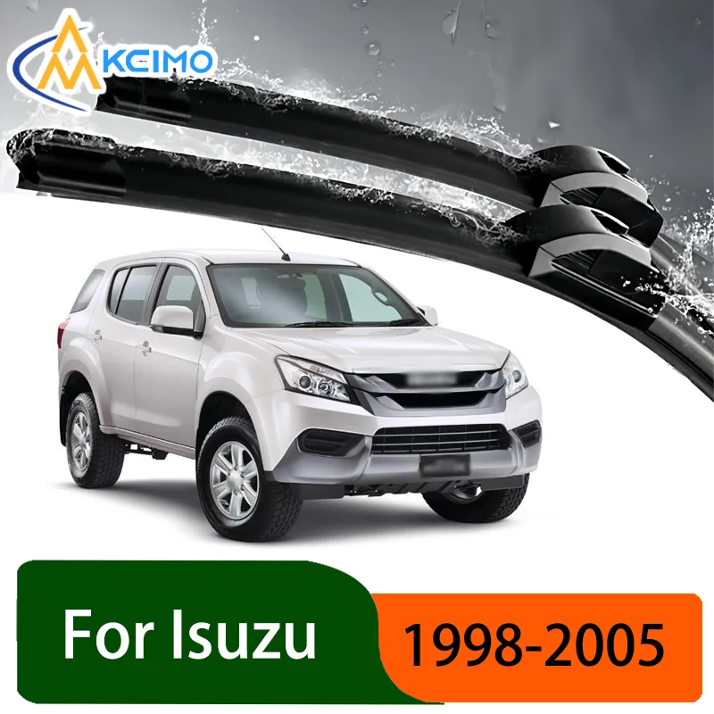 Silent Black Durable Front Rear Wiper Blades Set for Isuzu MU 1998-2005 1999 Auto Windscreen Windshield Window Wiper Accessories
Silent Black Durable Front Rear Wiper Blades Set for Isuzu MU 1998-2005 1999 Auto Windscreen Windshield Window Wiper Accessories