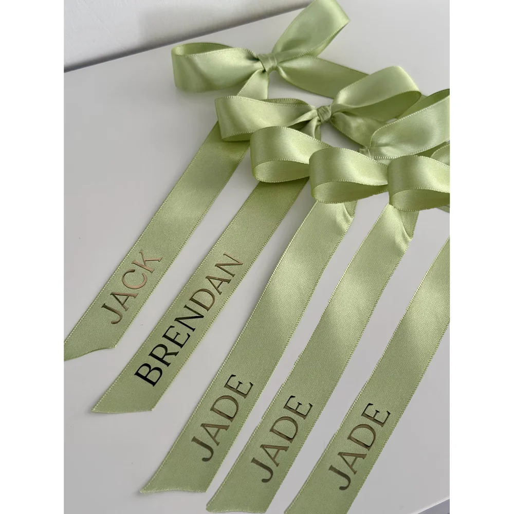 Custom 5Pcs Ribbon Ties Cocktail Menu Name Tags Place Cards Wedding Favour Tag Birthday Bachelorette Table Setting Bridal Shower
Custom 5Pcs Ribbon Ties Cocktail Menu Name Tags Place Cards Wedding Favour Tag Birthday Bachelorette Table Setting Bridal Shower