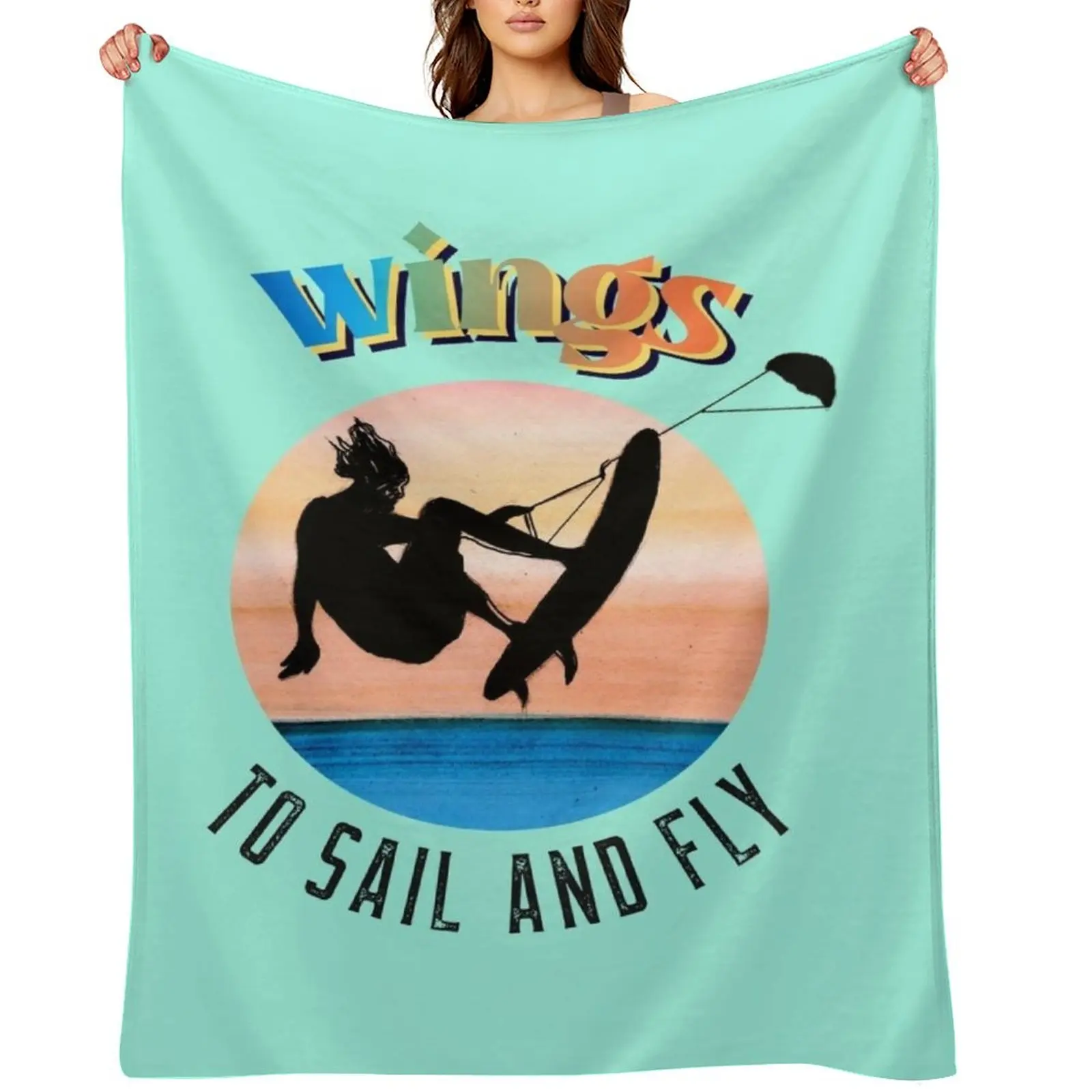 Kytesurfer illustration wings to sail and fly Throw Blanket christmas decoration Warm Loose Camping Blankets
Kytesurfer illustration wings to sail and fly Throw Blanket christmas decoration Warm Loose Camping Blankets