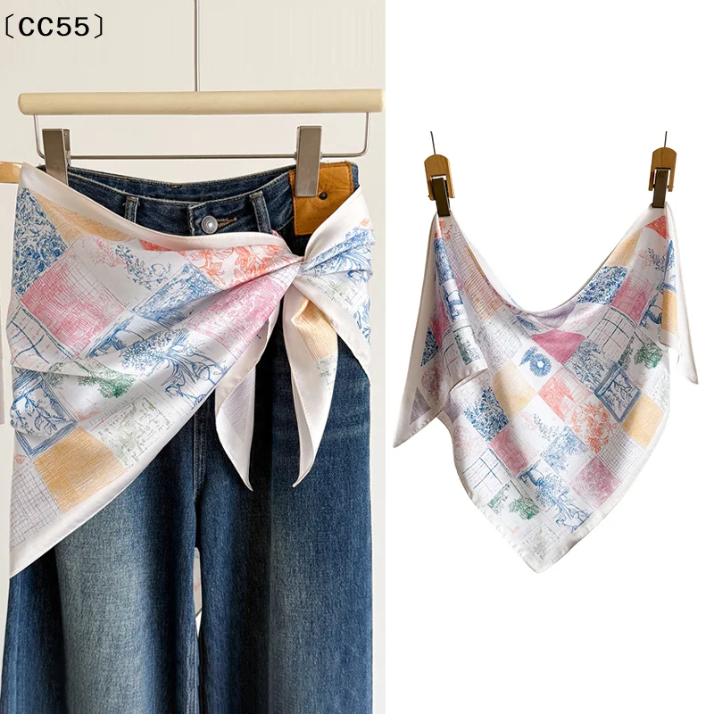 Abstract Geometric Print Square Scarf Minimalist Waist Scarf For Women Jeans Bag Hair Accessory〔CC55〕
Abstract Geometric Print Square Scarf Minimalist Waist Scarf For Women Jeans Bag Hair Accessory〔CC55〕