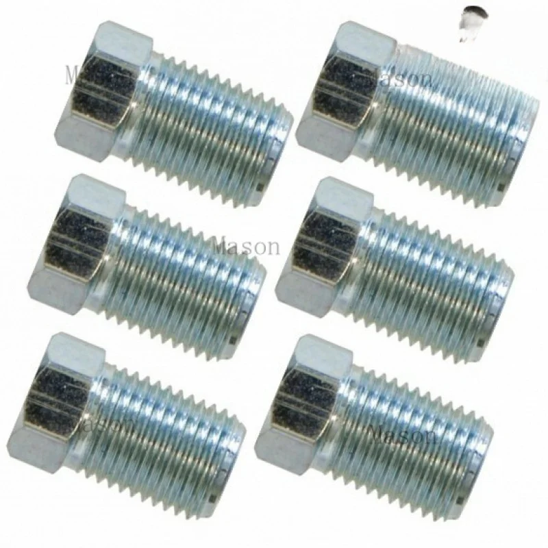 R+ FOR 6 Metric Brake Pipe Fittings Unions Metric 10mm x 1mm Fully Threaded 3/16" Pipe
R+ FOR 6 Metric Brake Pipe Fittings Unions Metric 10mm x 1mm Fully Threaded 3/16" Pipe