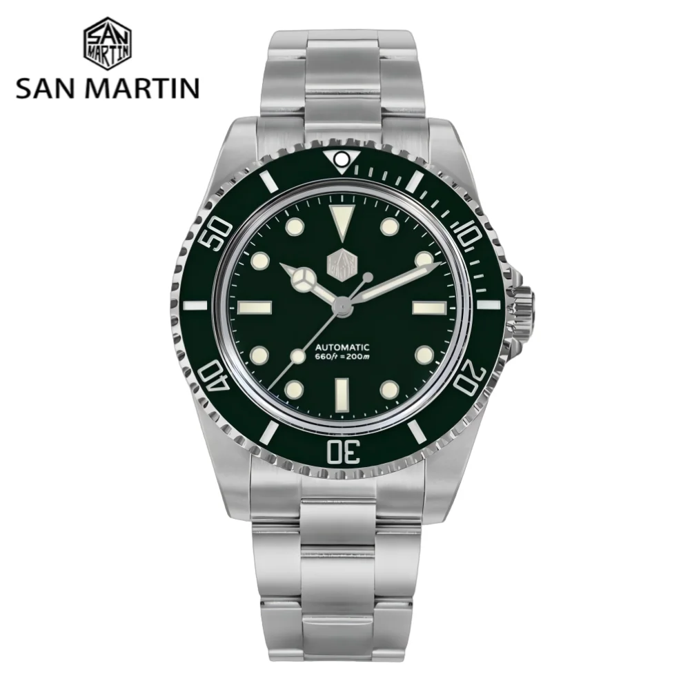 San Martin 40mm YN55 Luxury Watch Men Mechanical Wristwatches Water Ghost Sapphire Automatic 20Bar Relojes Para Hombre SN0006B-1
San Martin 40mm YN55 Luxury Watch Men Mechanical Wristwatches Water Ghost Sapphire Automatic 20Bar Relojes Para Hombre SN0006B-1